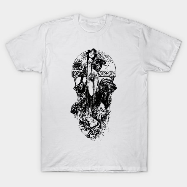 Art Deco Woman T-Shirt by OHH Baby